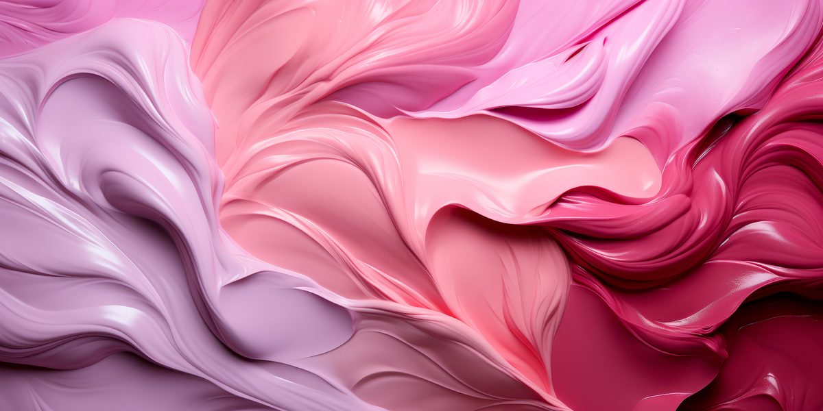 Abstract Pink Thick Paint Background
