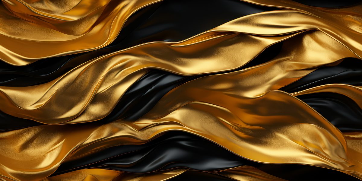 Black and Gold Foil Waving Texture