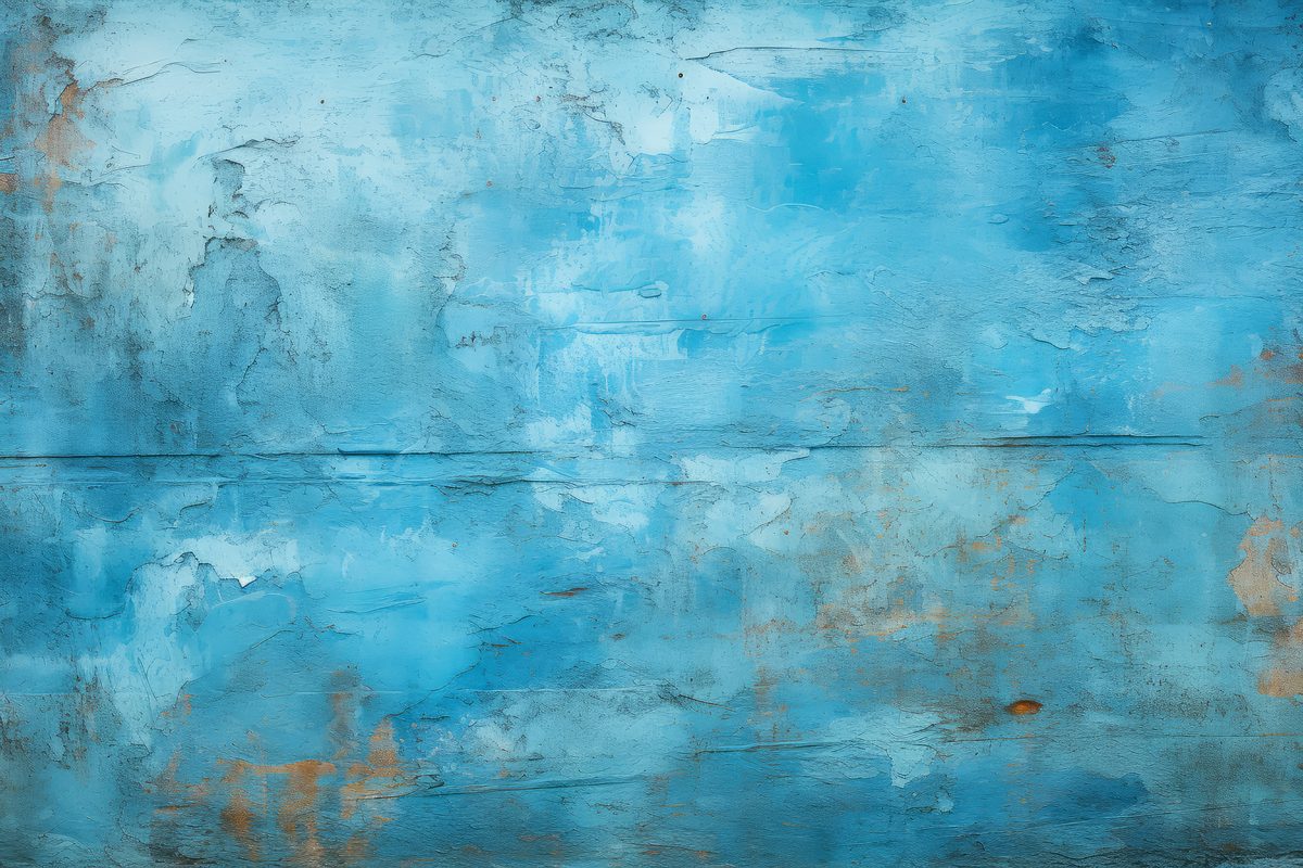 Blue plaster texture background