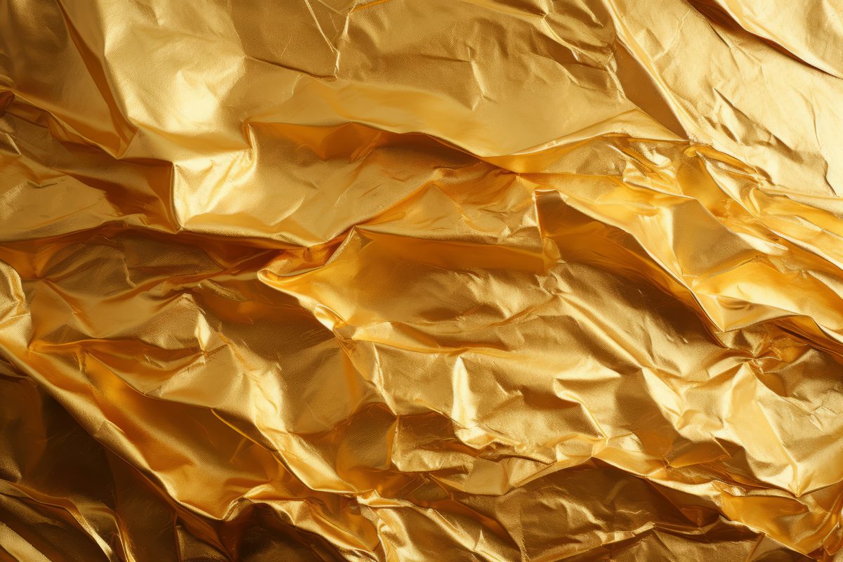 Gleaming Gold Material Surface