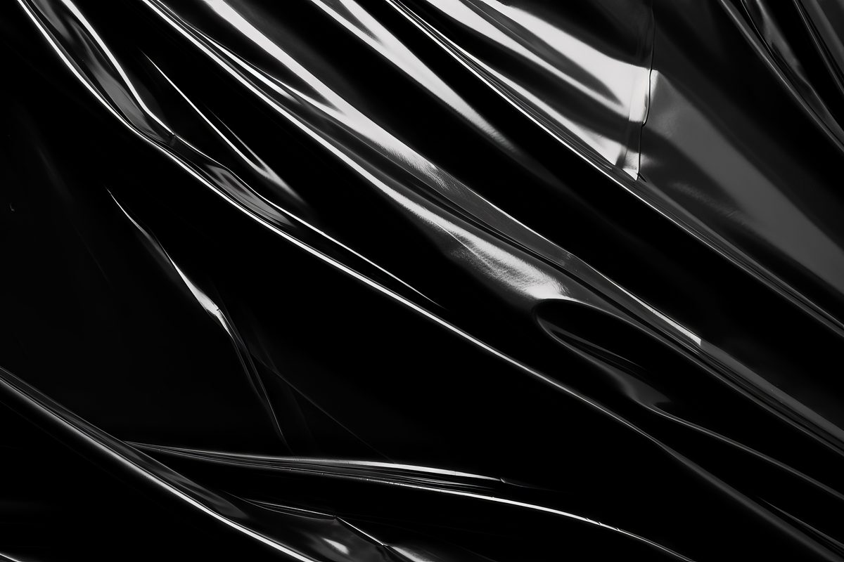Glossy Black Plastic Texture