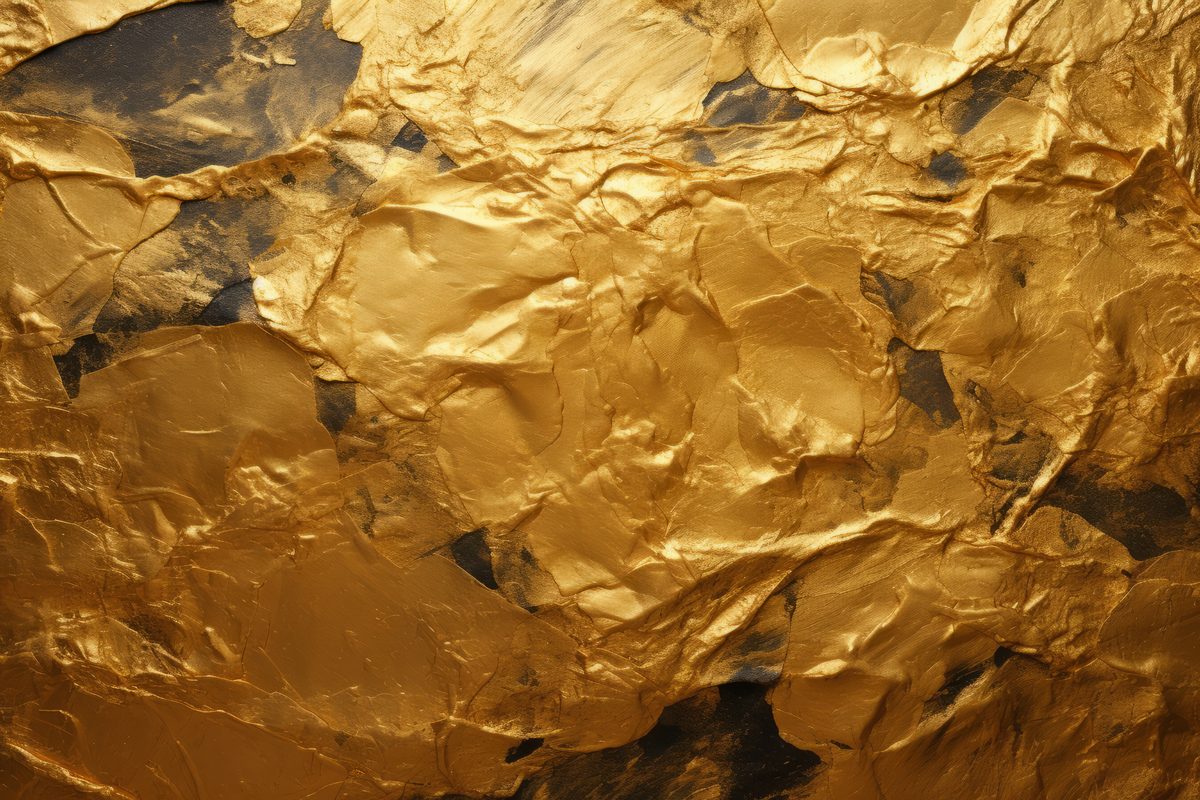 Luxurious Black and Gold Texture Background
