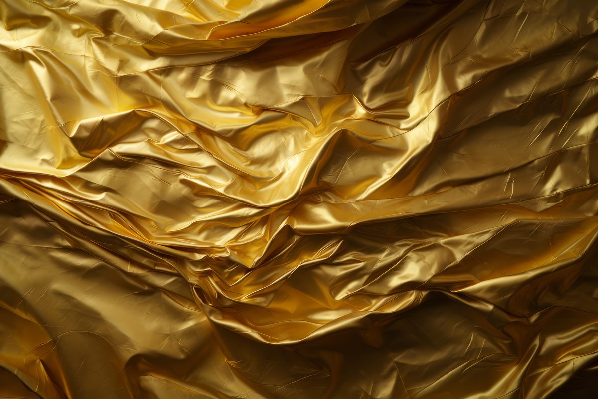 Luxurious Golden Textile Background