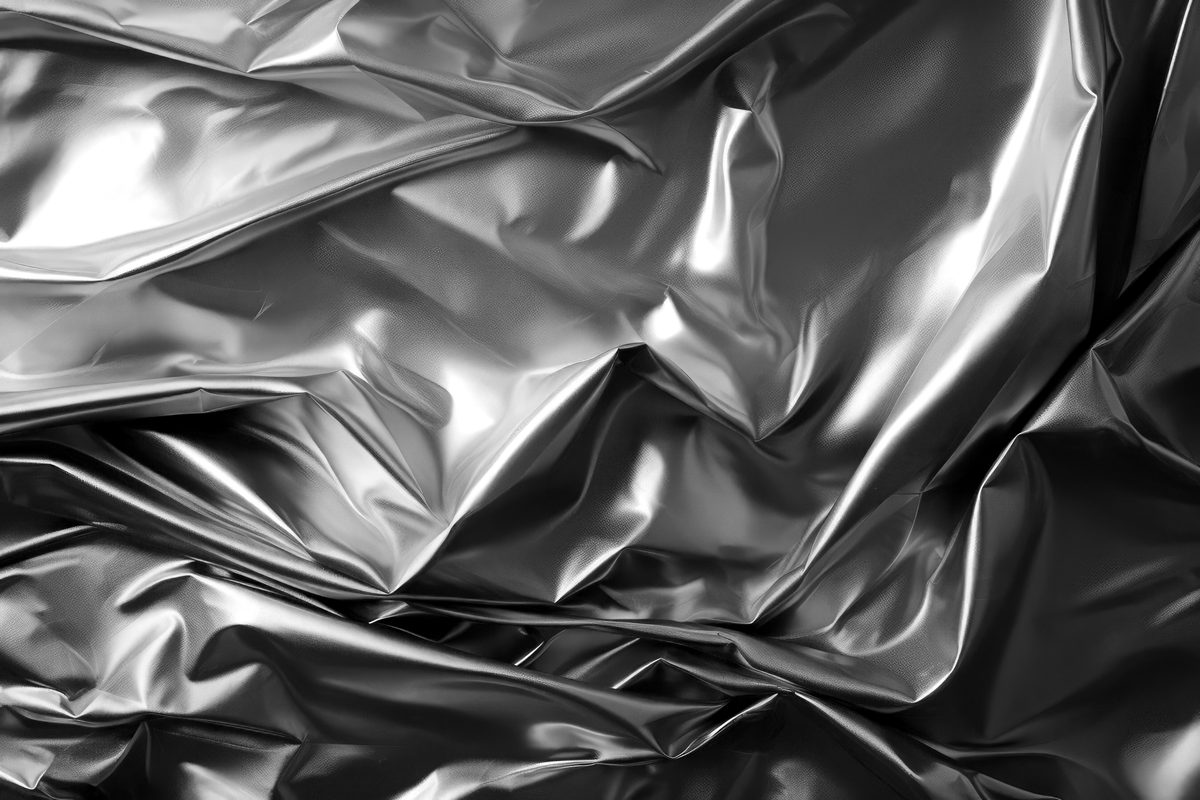 Luxurious Silver Textile