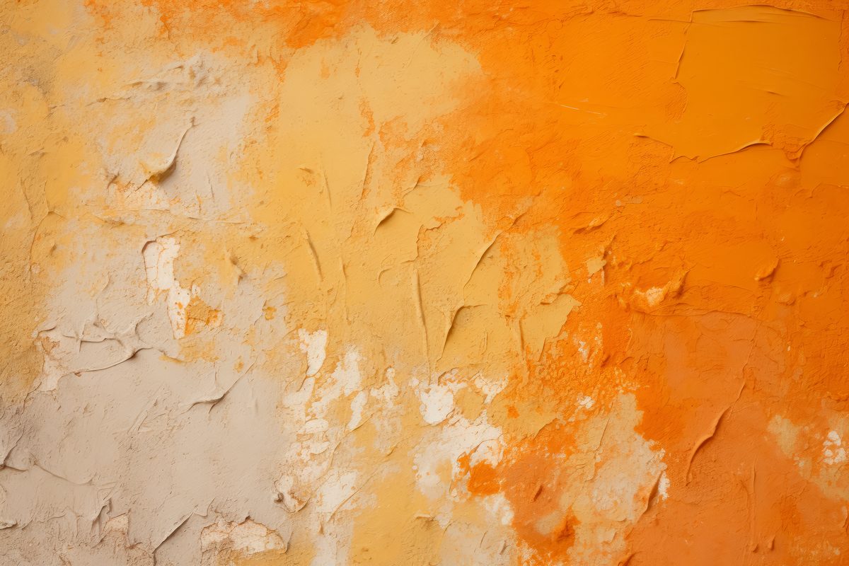 Orange plaster texture photo background