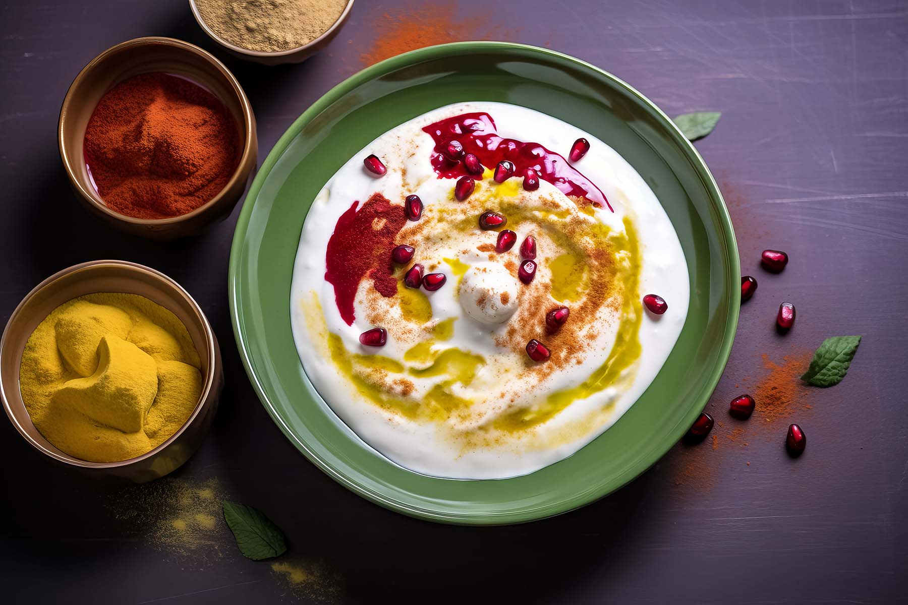 Photo Of an Indian Holi Typical Food