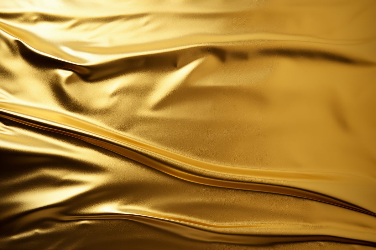 Photographic Gold Fluid Texture