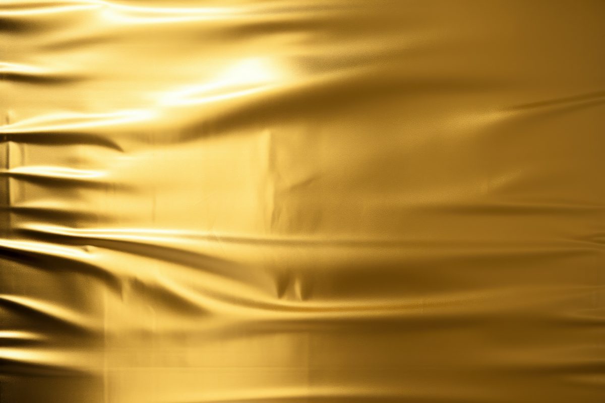 Photographic Golden Fluid Texture
