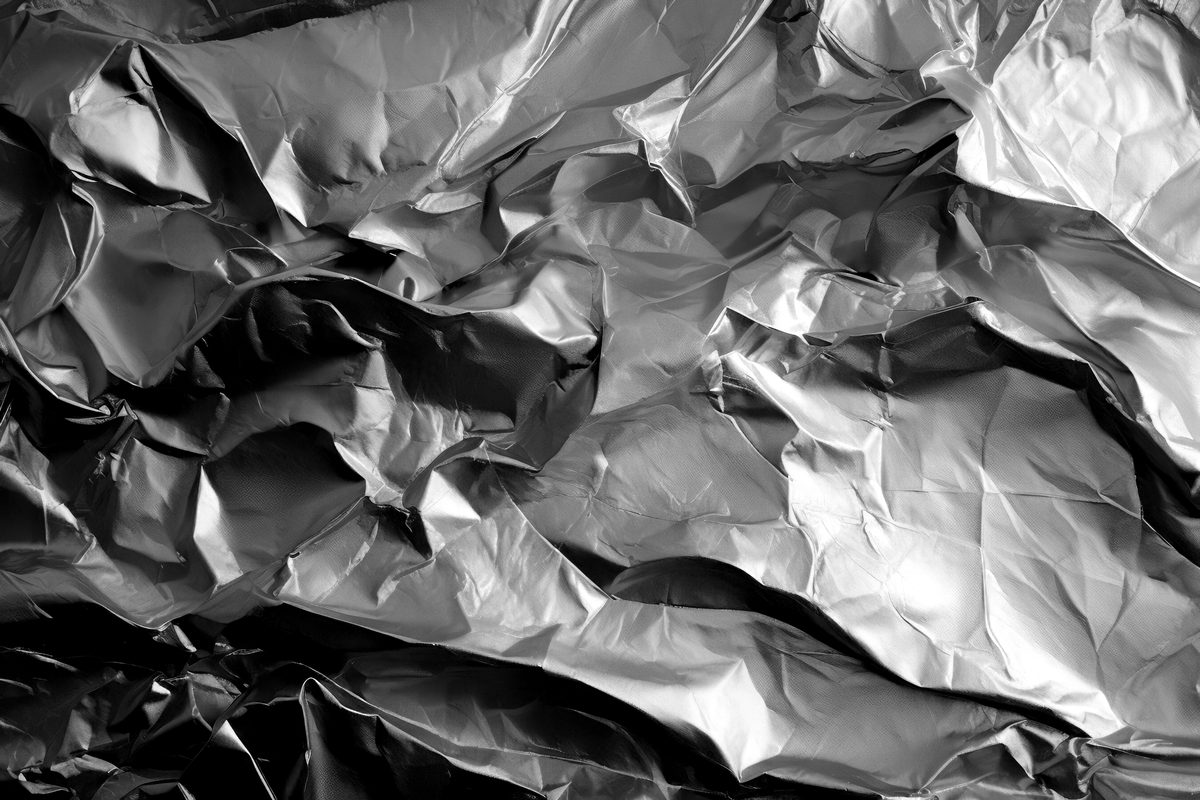 Silver fabric texture background