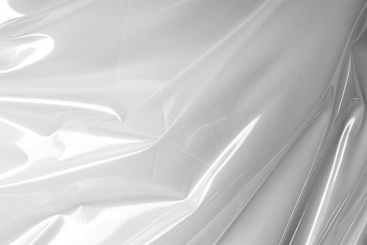Transparent Plastic Wrap Surface