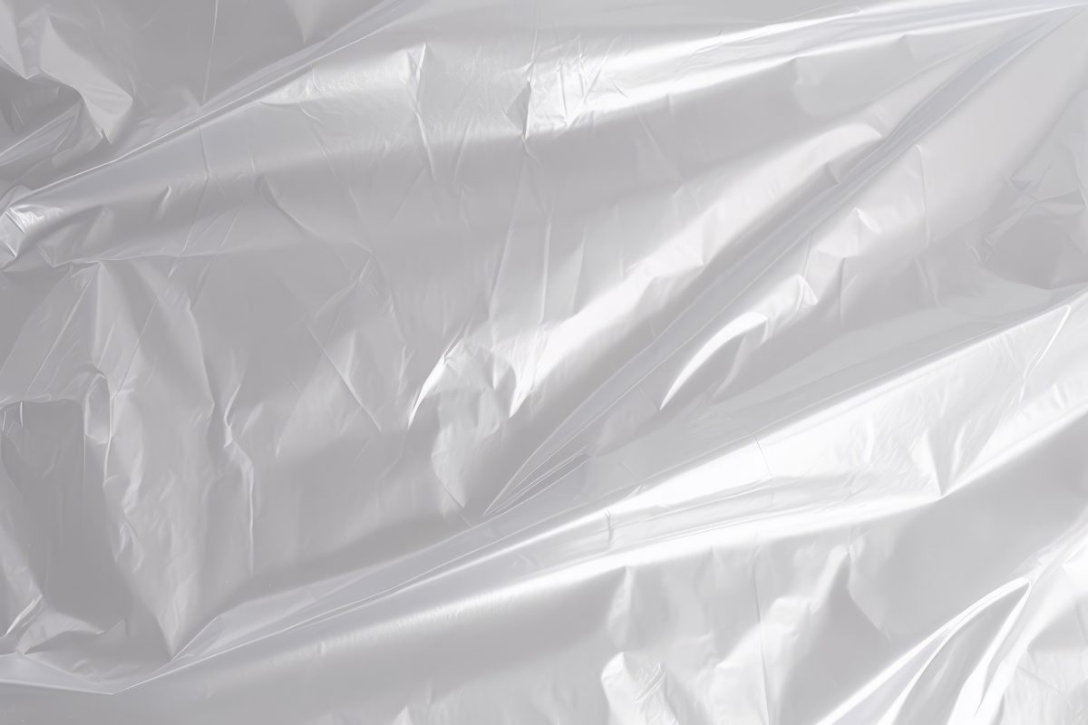 Transparent Wrappping Plastic Film Background