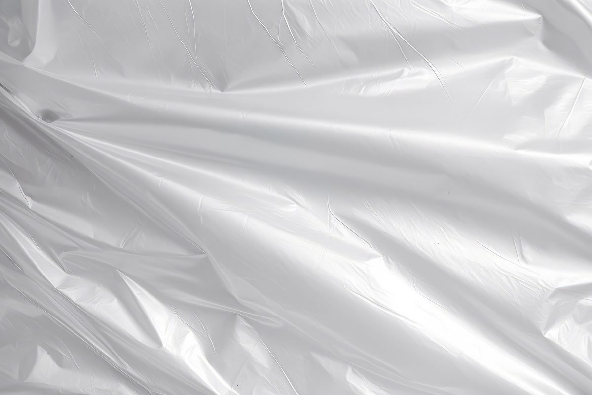 Transparent Wrappping Plastic Film Texture