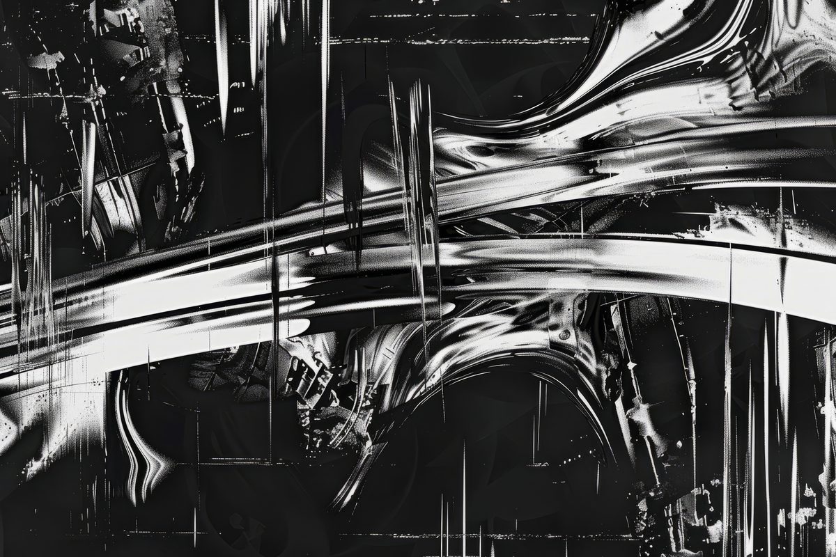 Bold Abstract Black Background