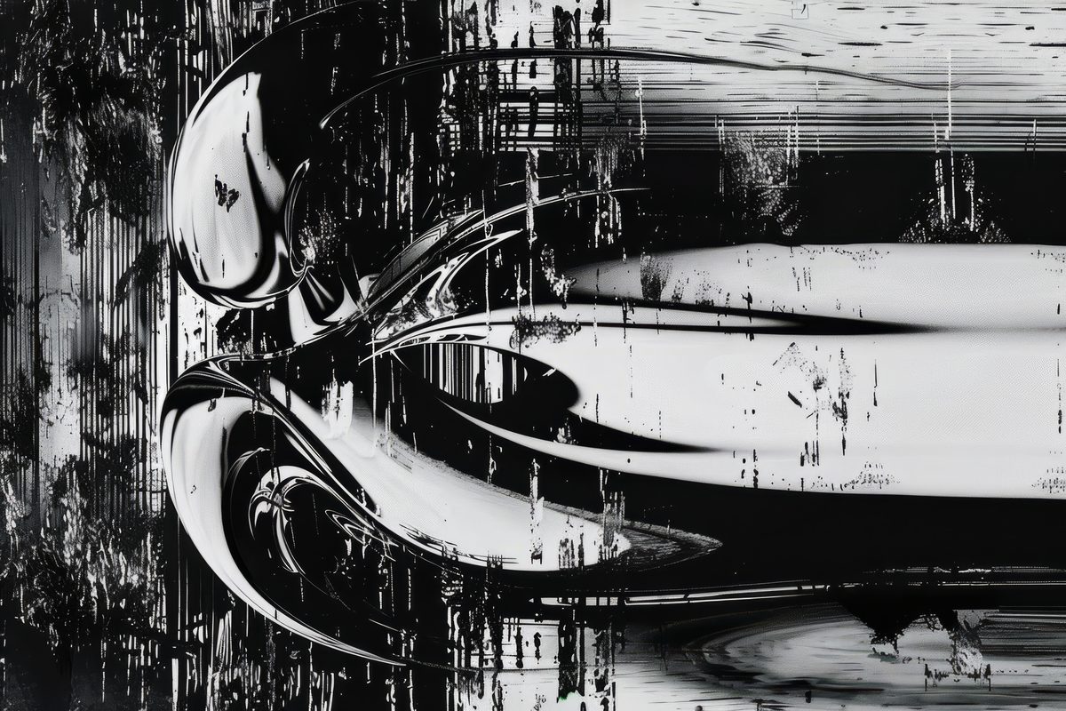 Minimalist Dark Abstract Art