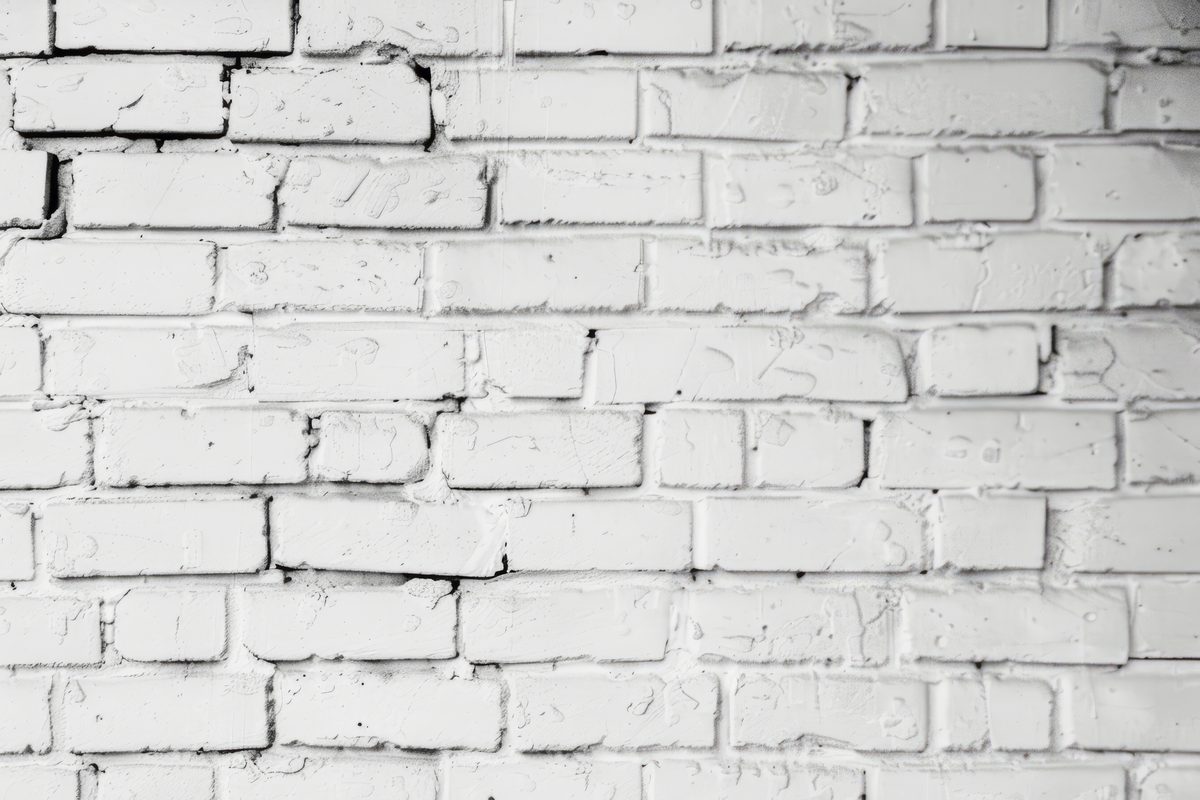 White Brick Wall Texture Background