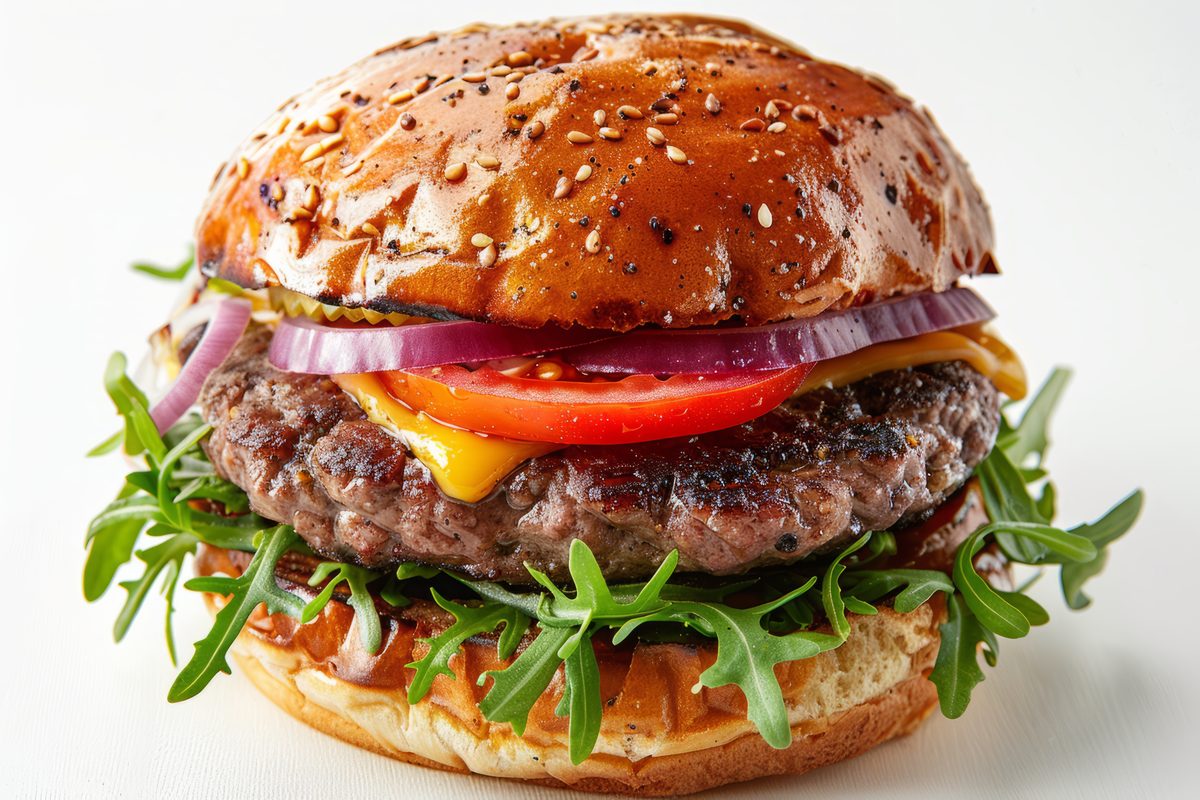 Professional Hamburger Product Photography
