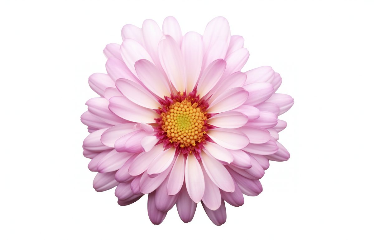 Chrisanthemus Flower isolated on White Background
