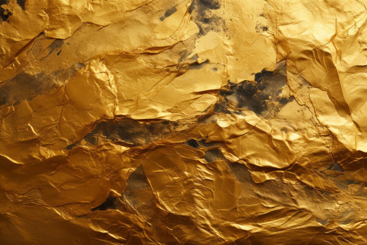 Golden and black texture background