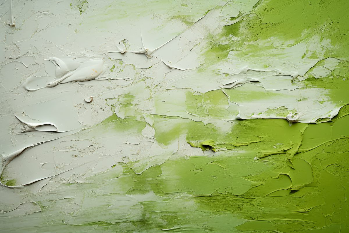 Green plaster texture background