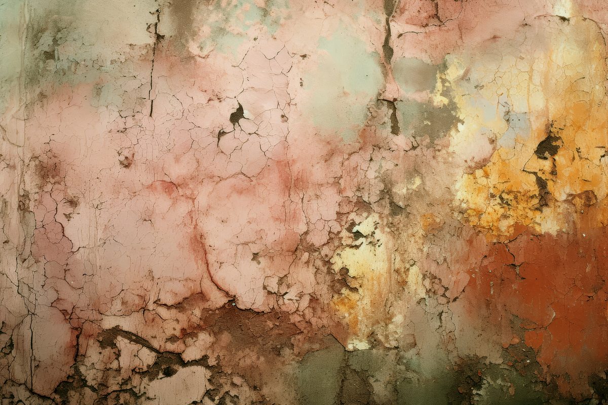 Grunge texture of rusted steel surface