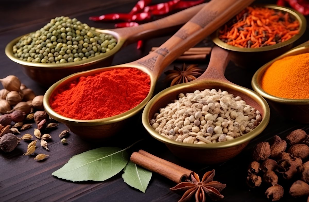 Photo Of an Indian Holi Typical Spice Mix