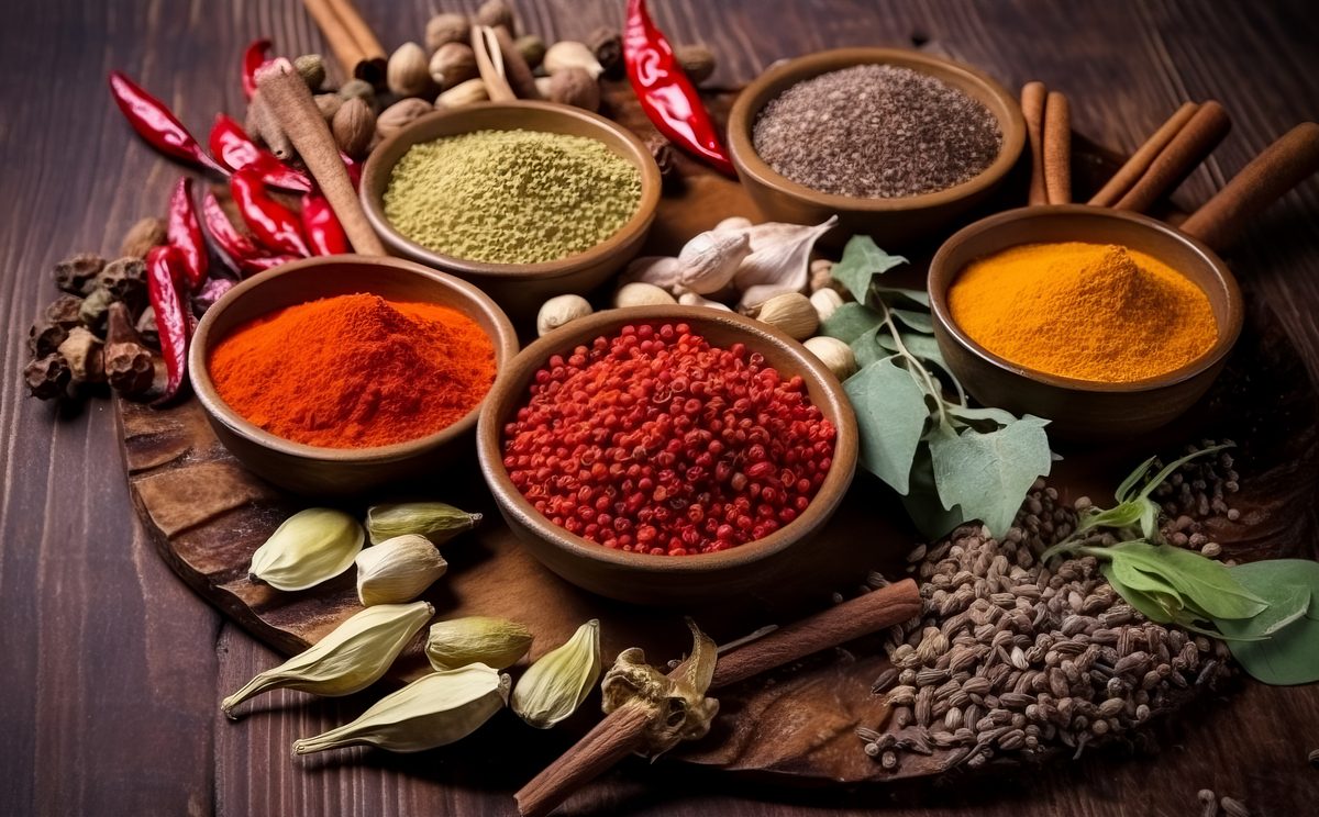 Photo Of an Indian Holi Typical Spices Presented on a Table