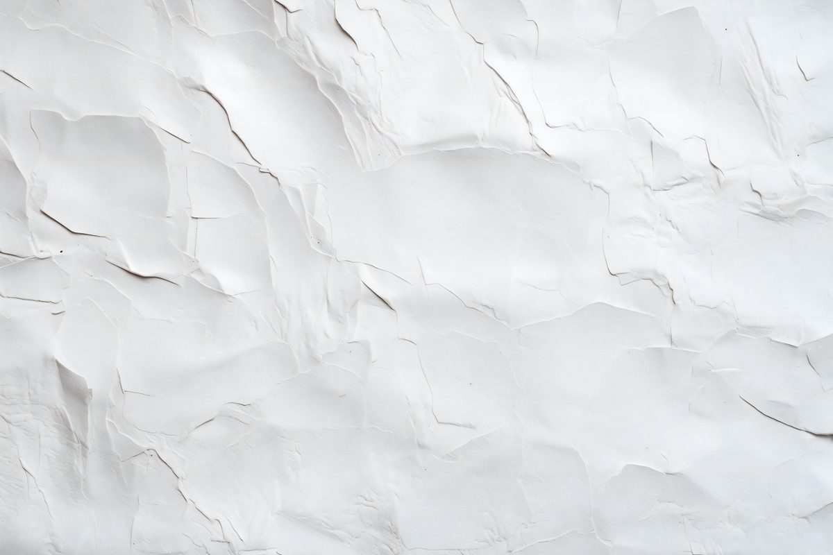Photo of a crumpled sheet of white paper
