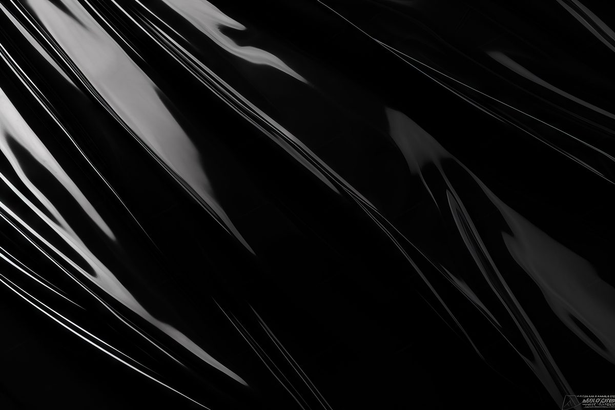 Shiny Black Plastic Surface