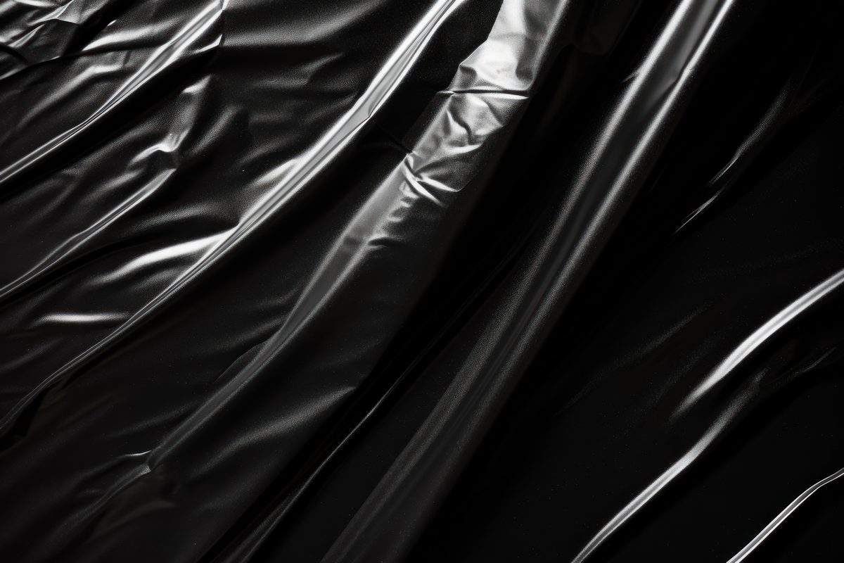 Shiny Black Plastic Texture