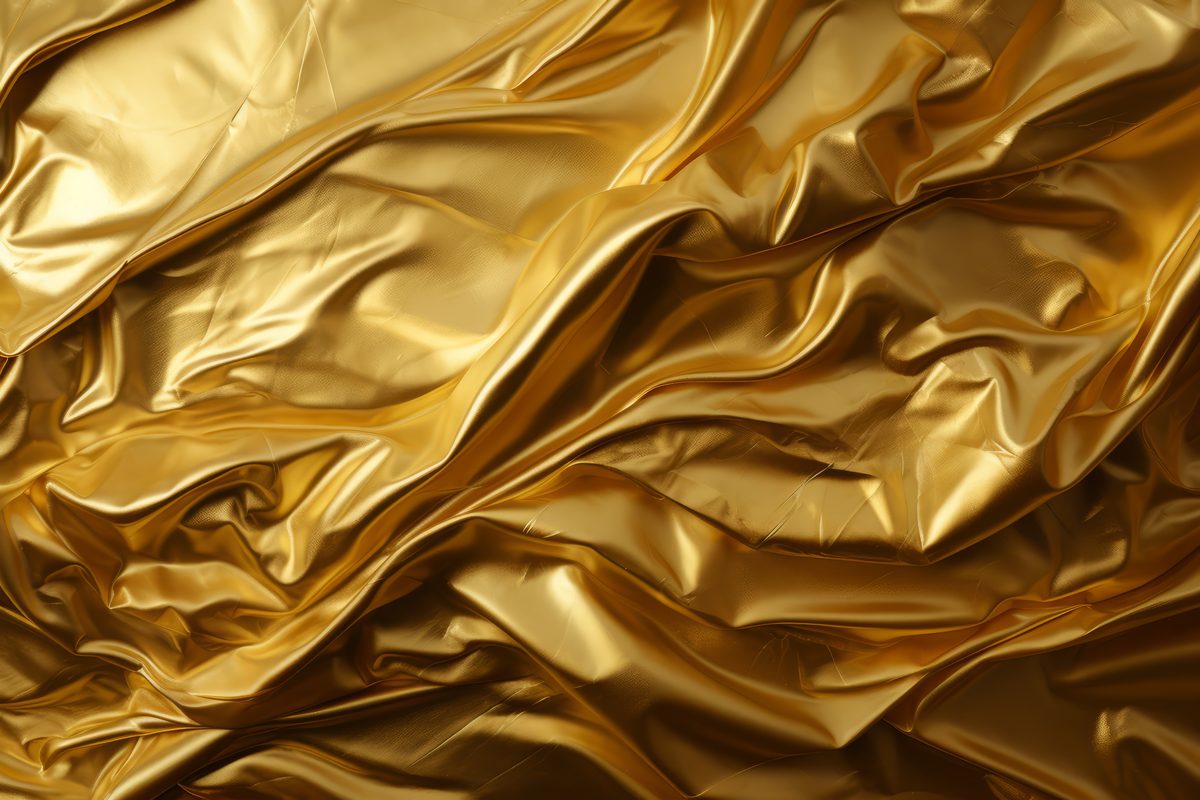 Shiny Gold Fabric