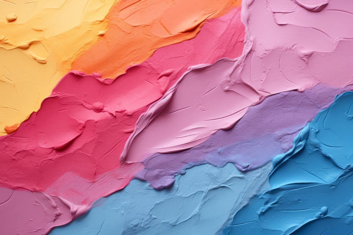 Plaster texture background in bright colors