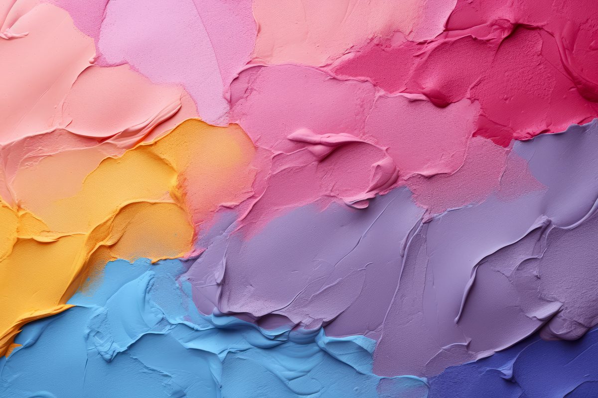 Plaster texture photo backdrop in bright colors