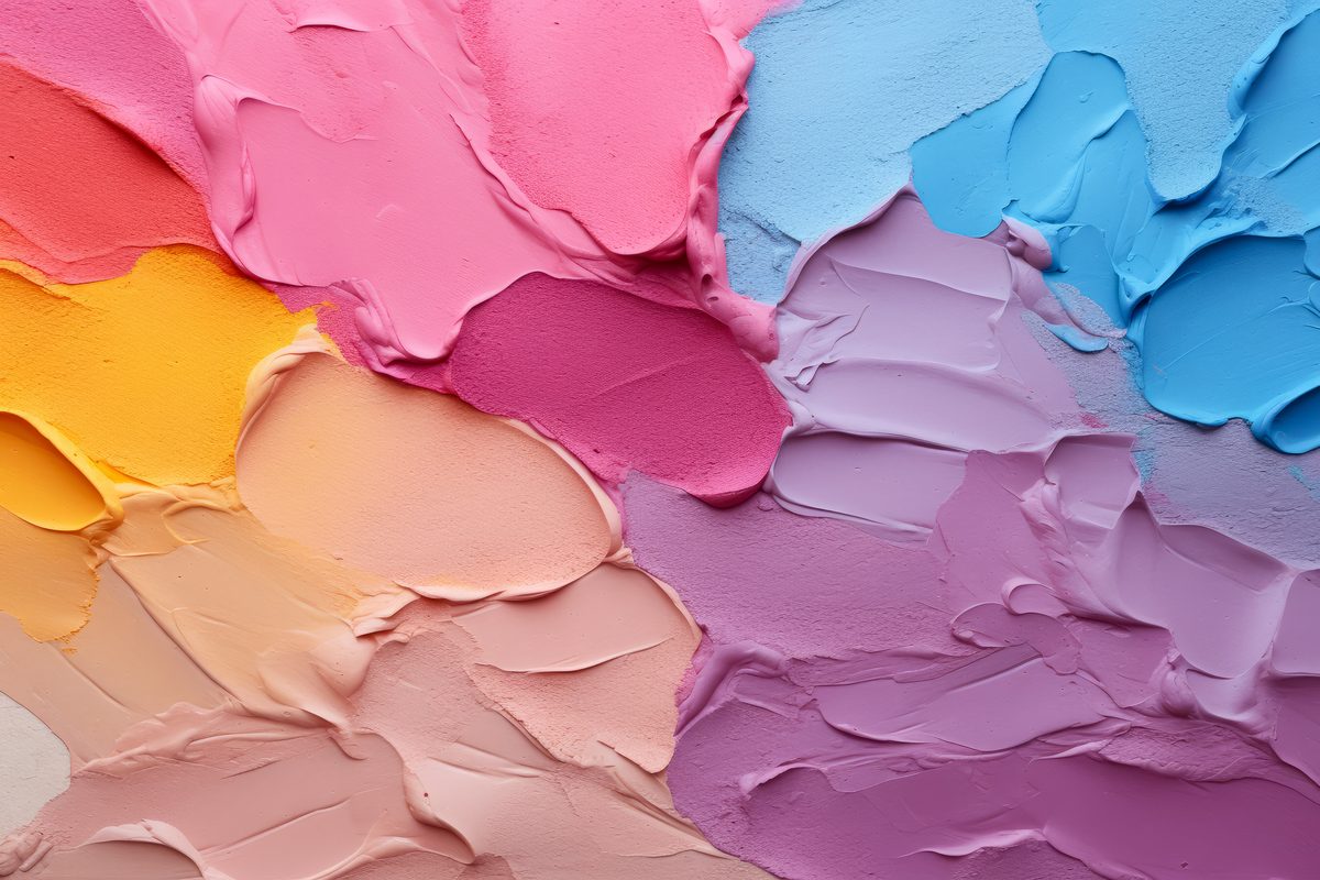 Plaster texture photo background in beautiful colors