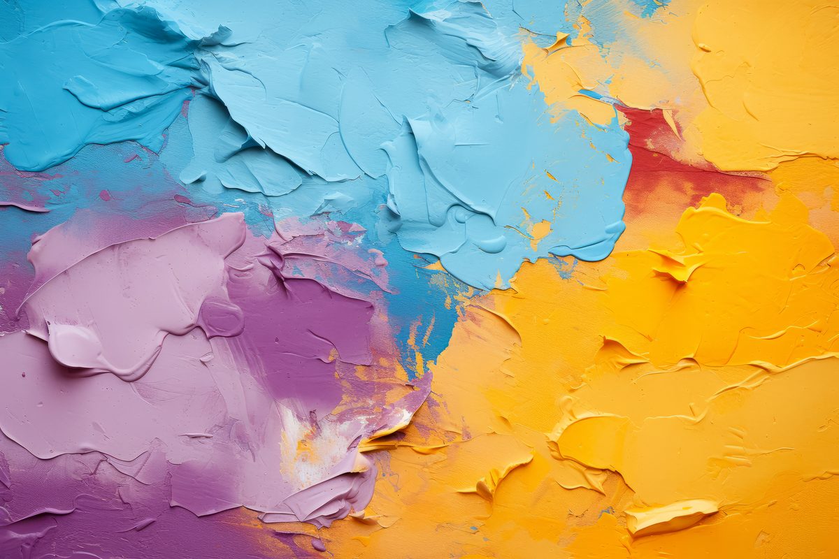 Plaster texture photo background in bright colors