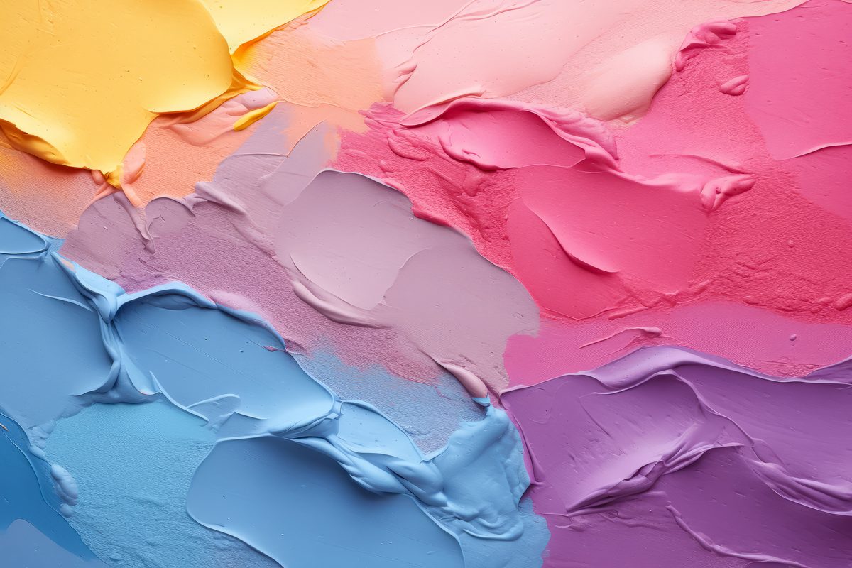 Plaster texture photo background in intense colors