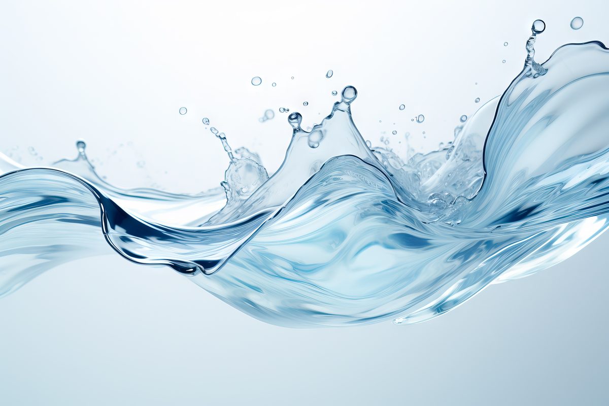 Pure flowing water texture background