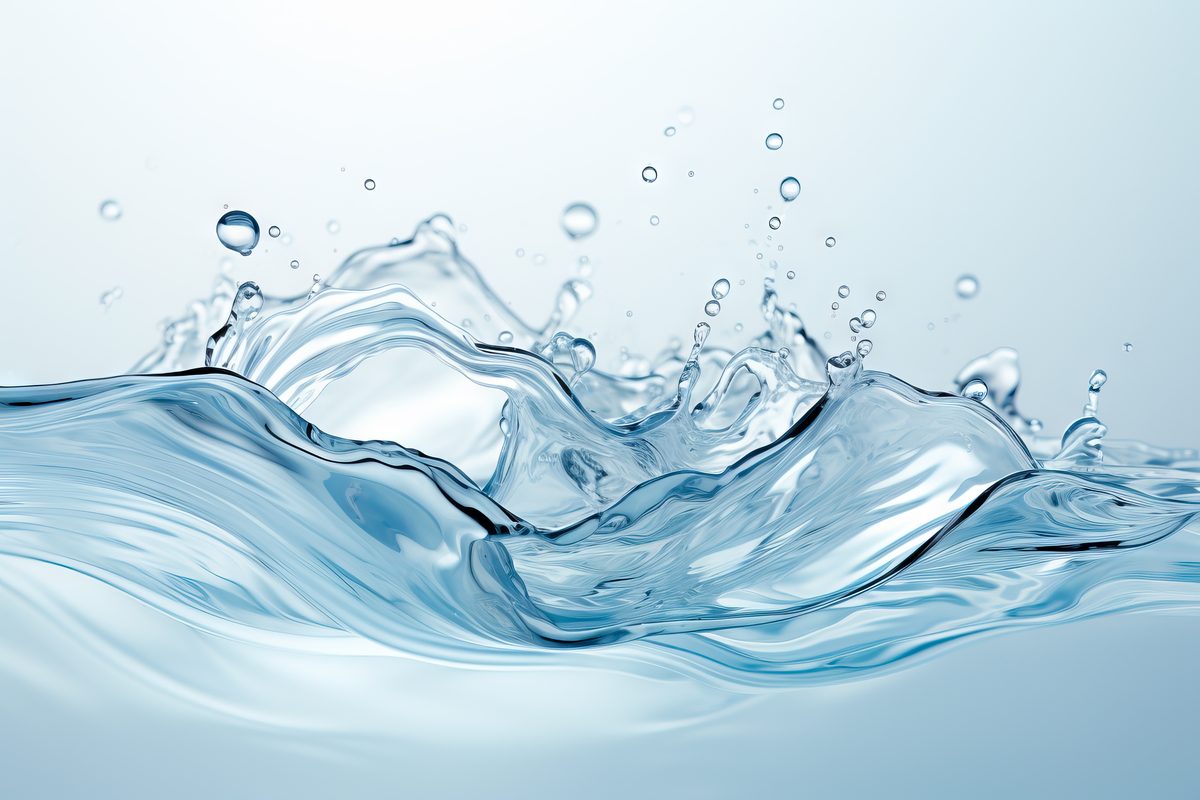 Pure waving water texture background