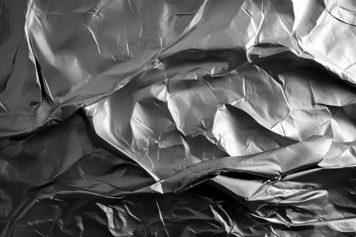 Radiant Silver Cloth Texture