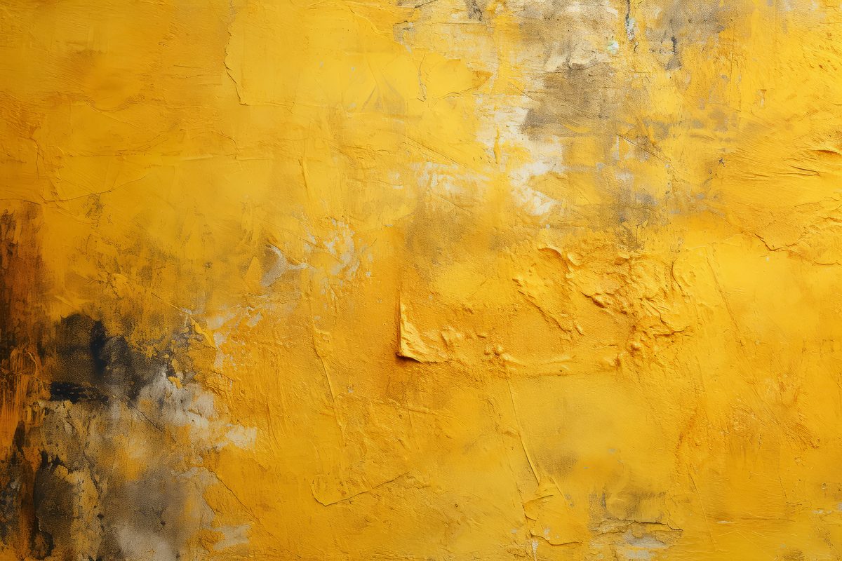 Yellow plaster texture photo background