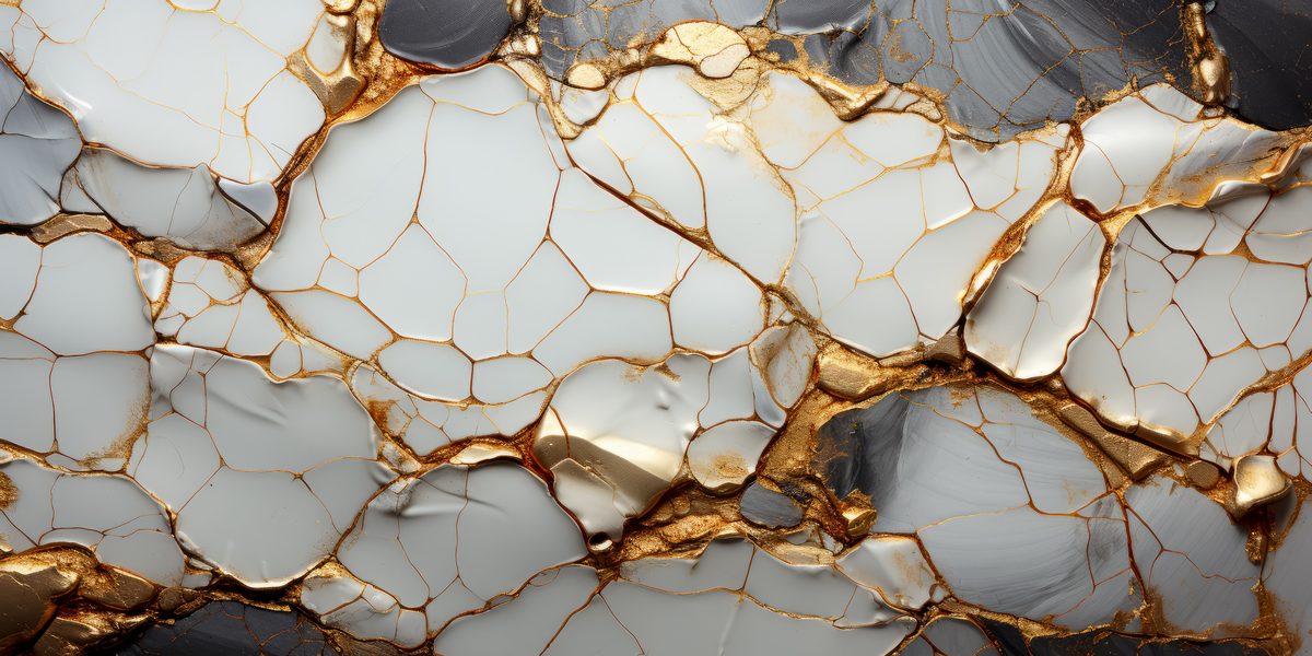 Marble Texture with Gold Veins