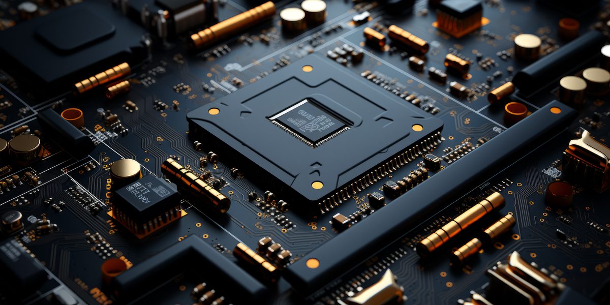 Microchip Macro Photo Background