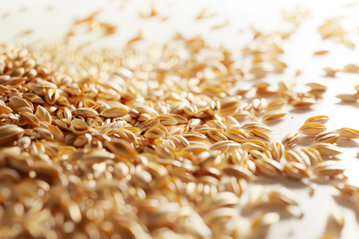Soft Light Photo of Durum on White Background